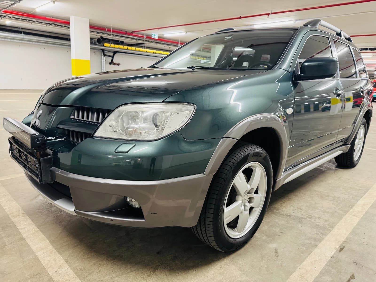 2006 Mitsubishi Outlander - 2,4i Aut./4WD/Skinn/AC/H-feste/Lav km/EU 07.28/160hk